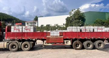 宁夏 芝麻灰花岗岩地铺石出货日常