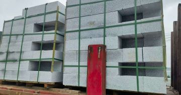 宁夏 芝麻白花岗岩路沿石，平石，路侧石，马路牙子，路缘石，立缘石，平缘石等