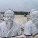 宁夏 白麻花岗岩石材人物立体雕刻