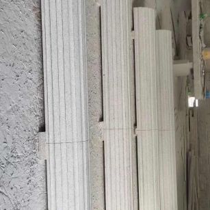 宁夏 花岗岩厂家带你看白麻花岗岩门楼大柱柱皮