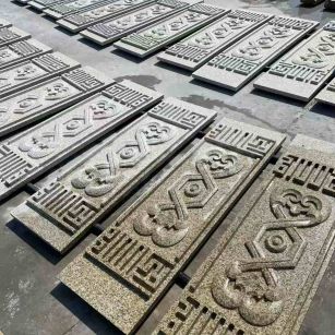 宁夏 黄金麻花岗岩外墙雕刻板