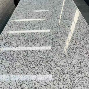 宁夏 白麻花岗岩光面毛板