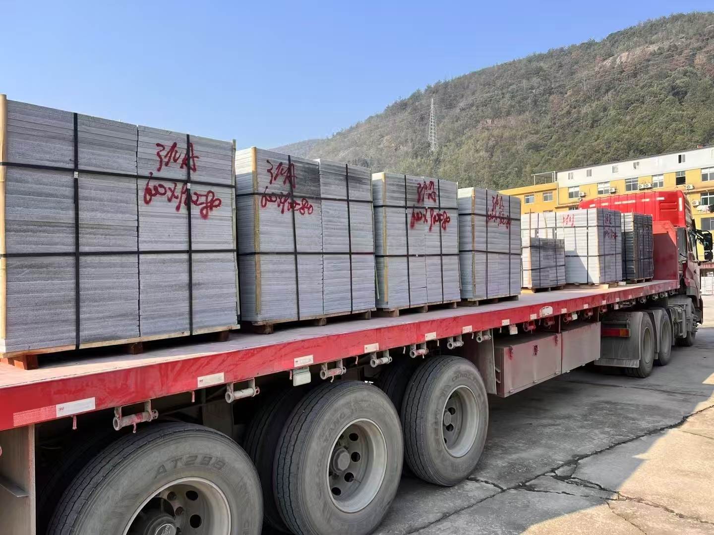 宁夏 芝麻灰地铺石出货日常