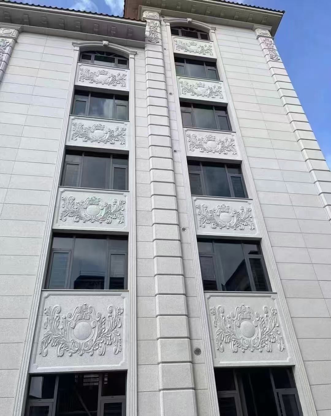 宁夏 白麻荔枝面花岗岩别墅外墙干挂