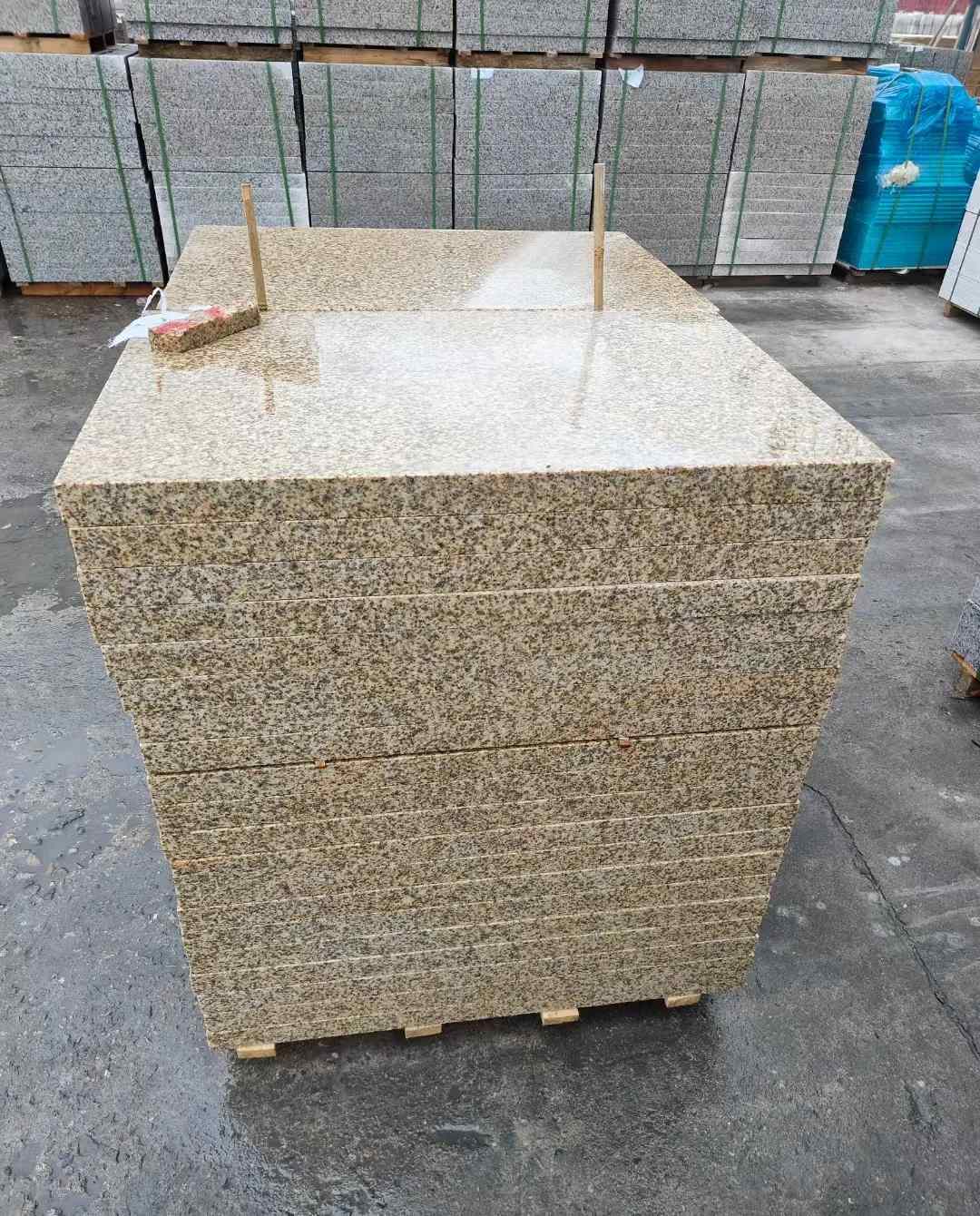 宁夏 湖北黄金麻花岗岩石材荔枝面外墙石材