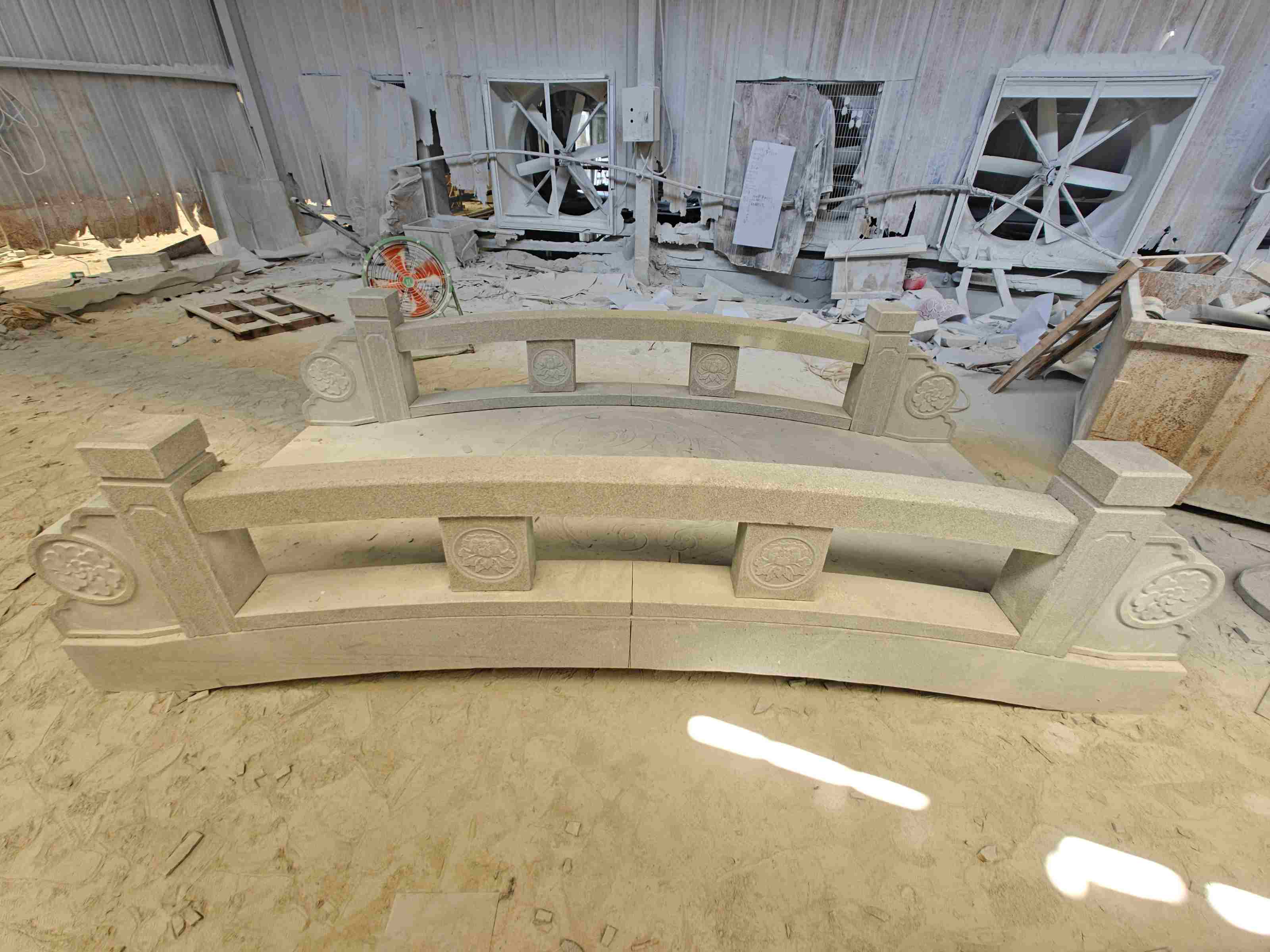 宁夏 芝麻灰花岗岩异形加工-拱桥，石桥