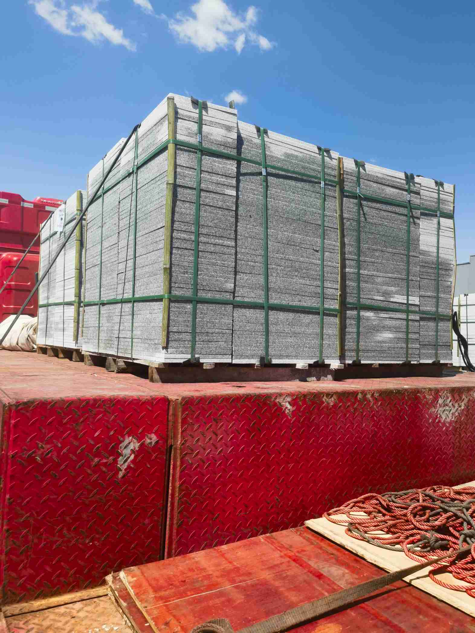 宁夏 芝麻白火烧规格板地铺石300*600/600*600